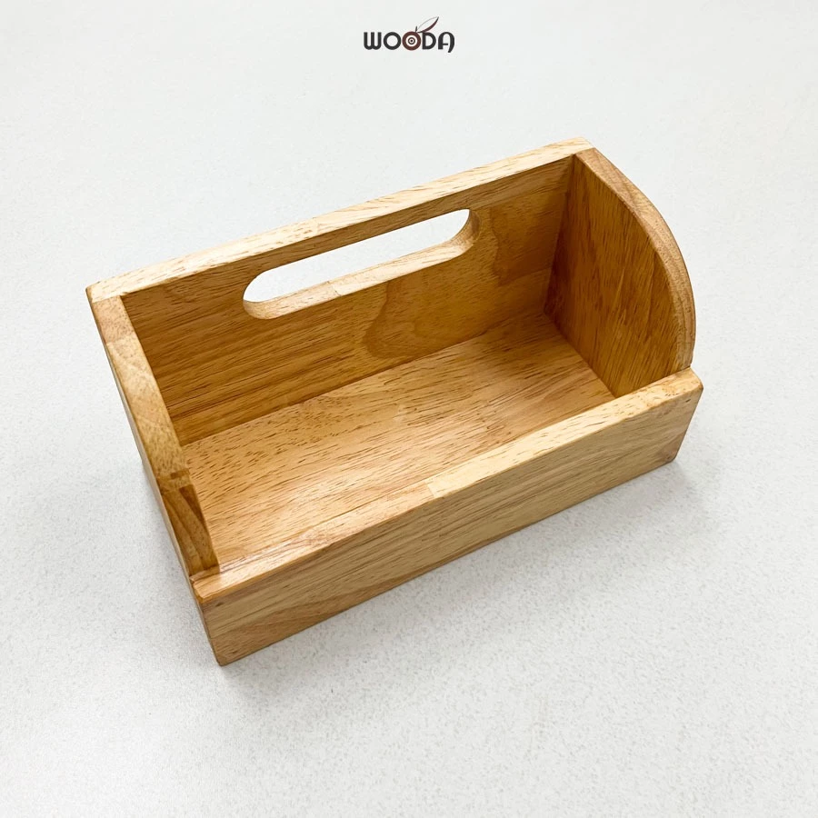 Khay đa năng đựng muỗng đũa, khay đựng chai lọ gia vị bằng gỗ - Ảnh 9