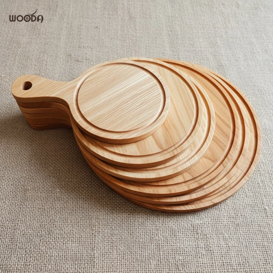 Thớt/Khay bánh Pizza từ gỗ ASH chất lượng đầy đủ kích thước