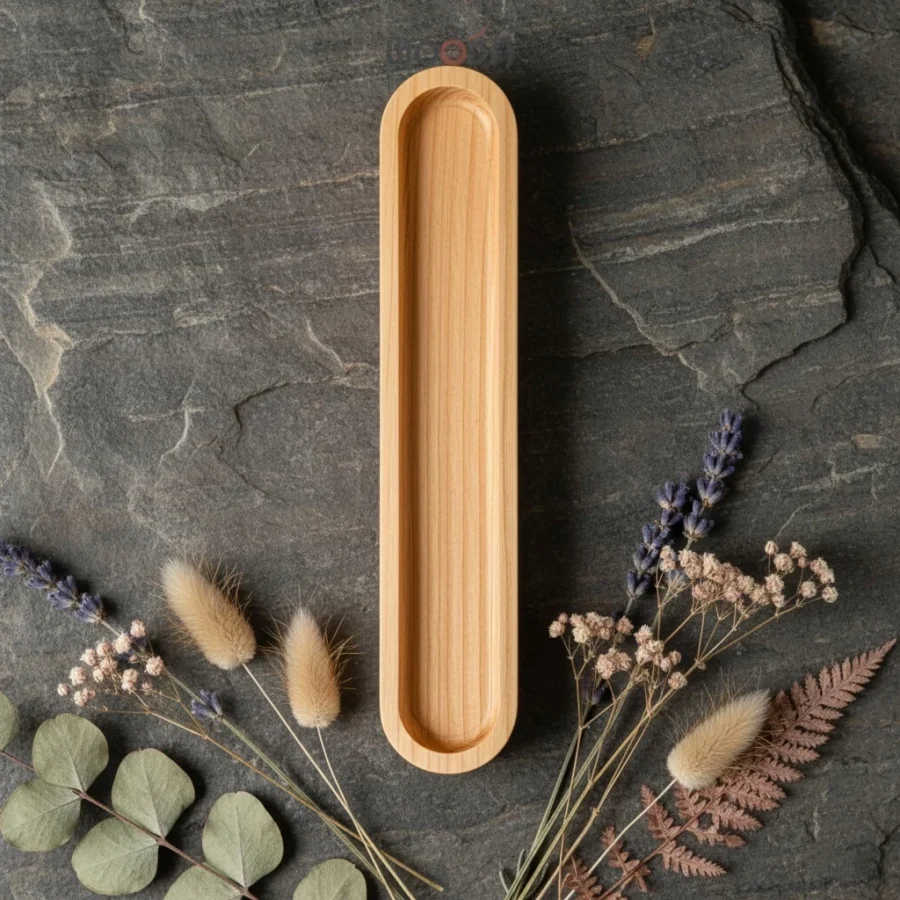 Khay Gỗ Đựng Đũa, Muỗng, Nĩa, Decor, Bút Viết, Khay Gỗ Decor