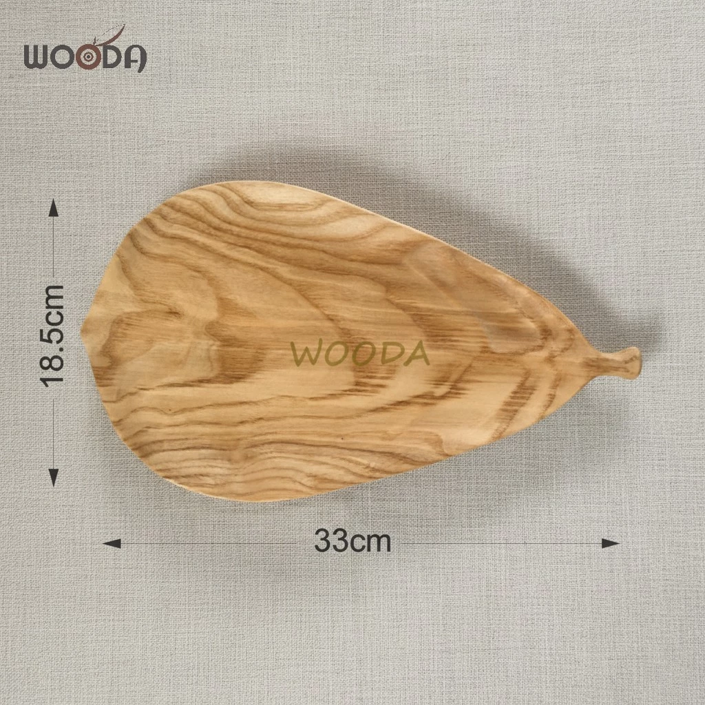 Khay Hình Chiếc Lá Bàng - Khay Gỗ Tự Nhiên Decor - Ảnh 4