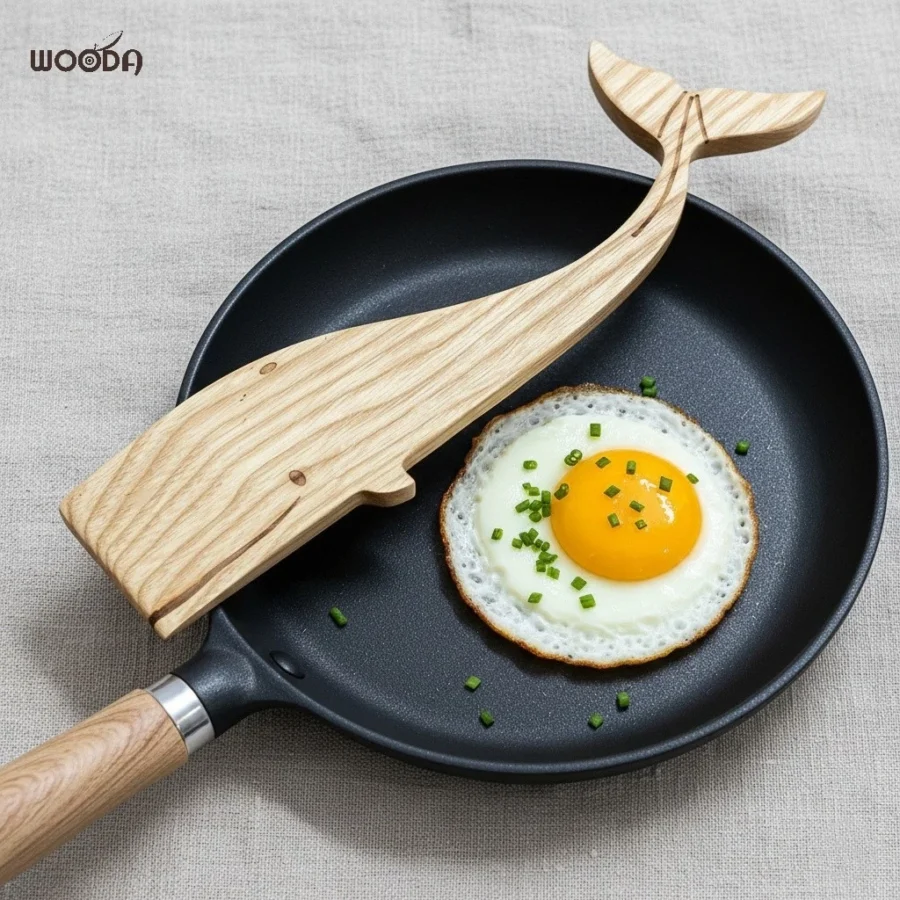 Muôi gỗ, xẻng xào, sạn chiên xào bằng gỗ, thớt decor trưng bày sushi